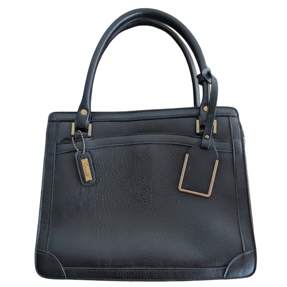 Cornell Medium Black Shoulder Bag lots of‎ pockets